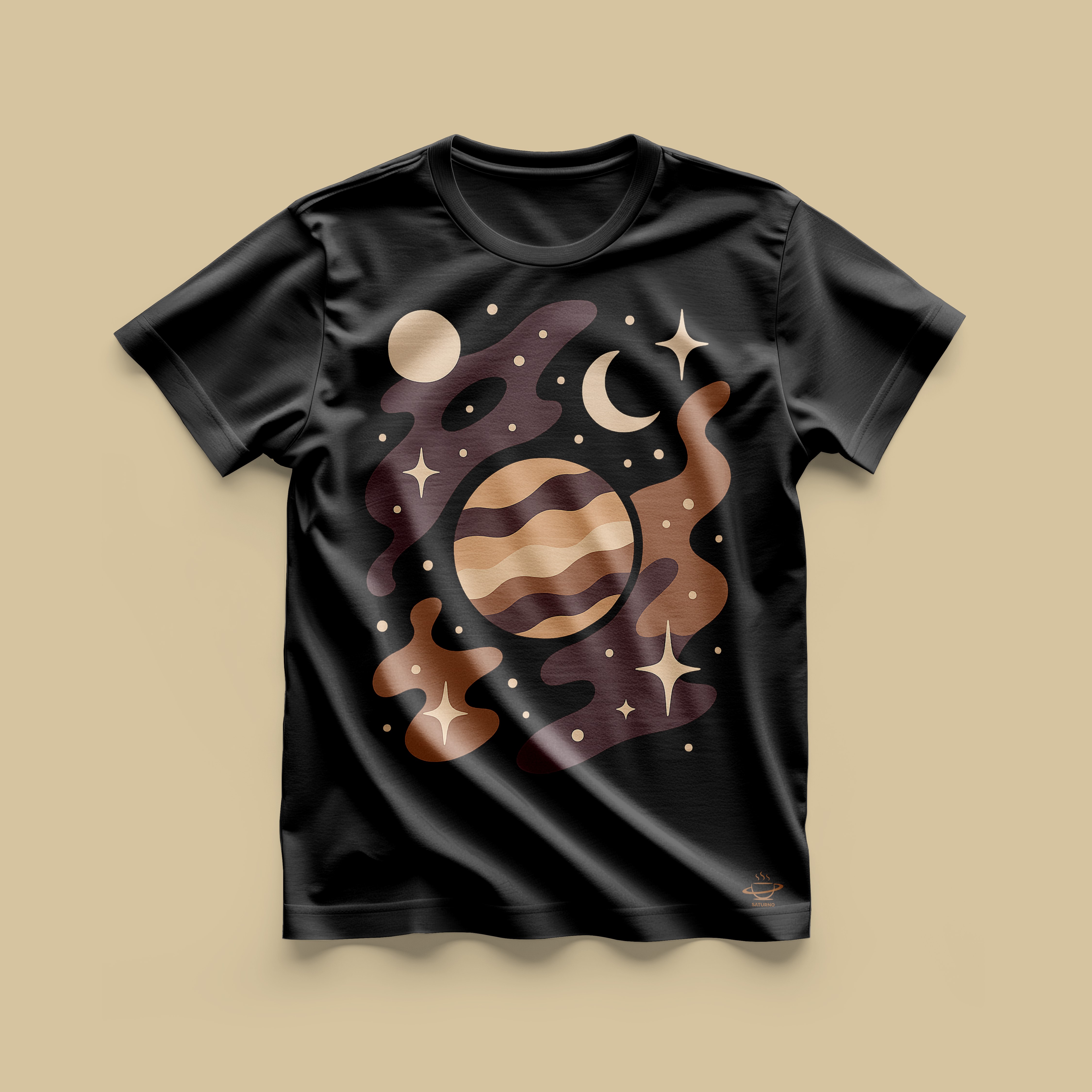 Remera Universe Black
